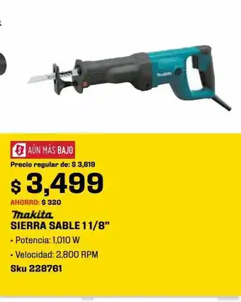 Sierra sable 1 1/8" 1010 w
