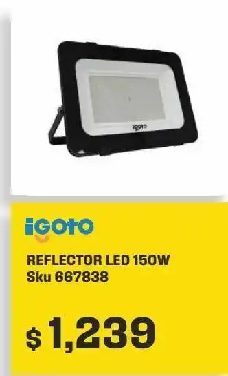 Sodimac Homecenter Reflector led 150w oferta