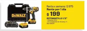 Sodimac Homecenter Rotomartillo 1/2" renta 1 día oferta