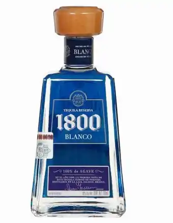 Tequila 1800 blanco reserva 750 ml