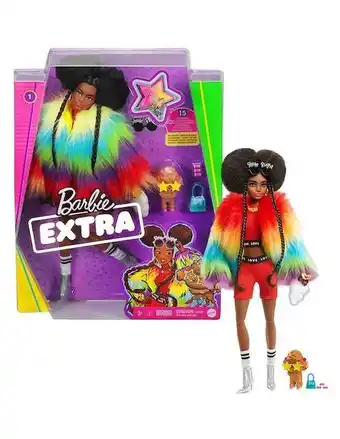 Barbie extra abrigo de arcoíris