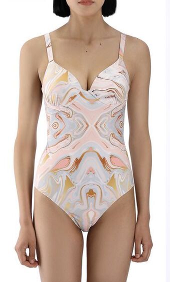 Traje de baño estampado