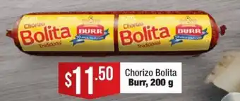 Chorizo Bolita Burr 200g