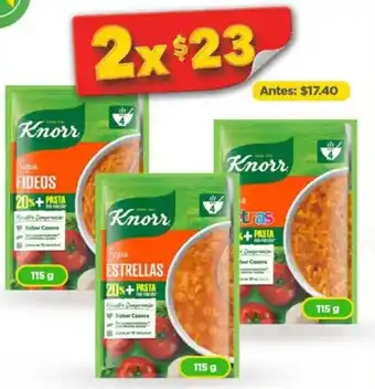 Bodega Aurrerá Knorr Sopas 2 x 115g oferta