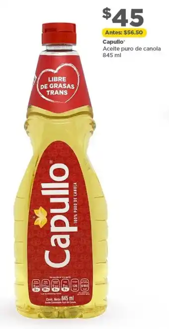 Capullo Aceite Puro de Canola 845ml