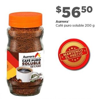 Bodega Aurrerá Aurrera Café Puro Soluble 200g oferta