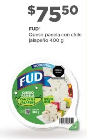 Fud Queso Panela con Chile Jalapeño 400g