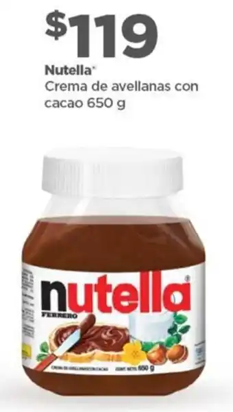 Bodega Aurrerá Nutella Crema de Avellanas con Cacao 650g oferta