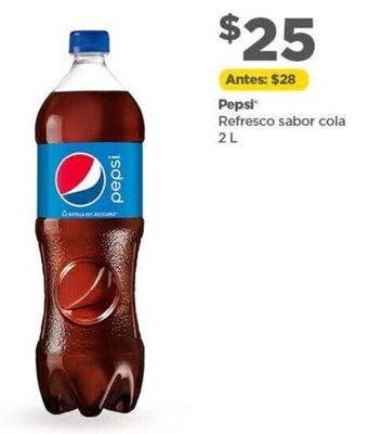 Bodega Aurrerá Pepsi Refresco Sabor Cola 2L oferta