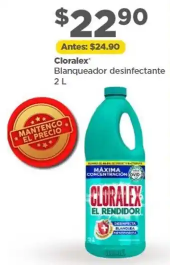 Bodega Aurrerá Cloralex Blanqueador Desinfectante 2L oferta