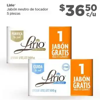 Bodega Aurrerá Liro Jabón Neutro de Tocador 5 piezas oferta