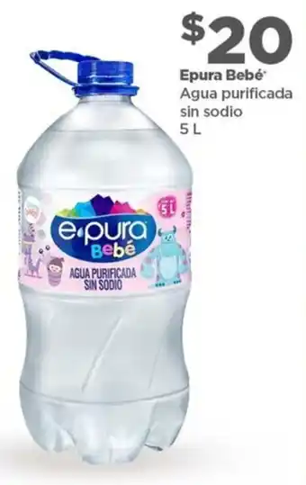 Bodega Aurrerá Epura Bebé Agua Purificada sin Sodio 5L oferta