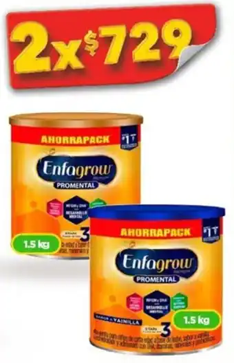 Bodega Aurrerá Enfagrow Promental 2 x 1.5kg oferta