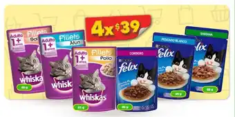 Whiskas | Felix Fillets 4 x 85g