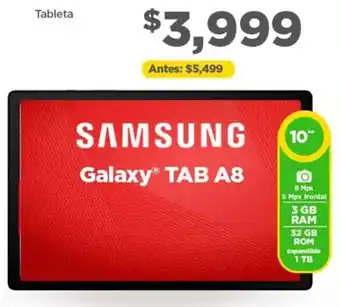 Bodega Aurrerá Samsung Galaxy Tab A8 oferta