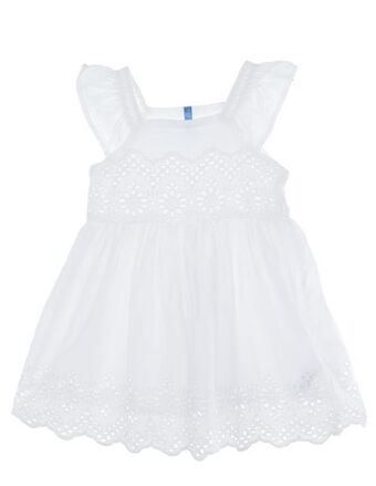Suburbia Vestido weekend baby manga corta con bordado para bebé niña oferta