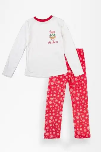 Santory Pijama con playera y pantalón navideño para niña pequeña oferta