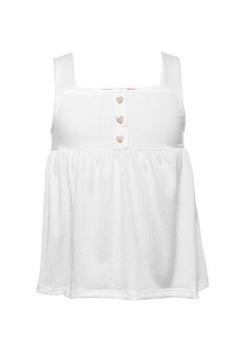 Santory Blusa tablón simulado y botones de corazón para niña oferta