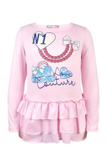 Blusas con olanes online para niñas