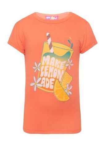 Santory Playera estampado de "limonada "para niña oferta