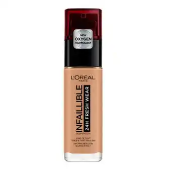 Base de maquillaje l'oréal paris infallible 24h fresh wear 30ml 300 amber