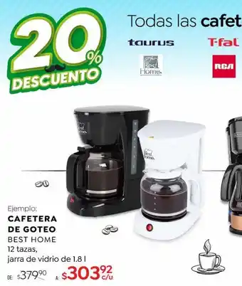 DelSol Cafetera de goteo best home 12 tazas oferta