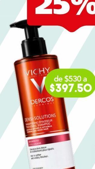 Farmacia San Pablo Vichy dercos densi solution btl c/250ml oferta