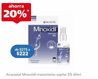 Farmacia San Pablo Anacastel tratam cap minoxidil 5% c/60ml oferta