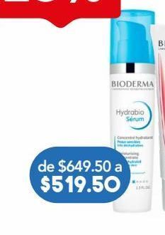 Farmacia San Pablo Bioderma hydrabio serum btl c/40ml oferta