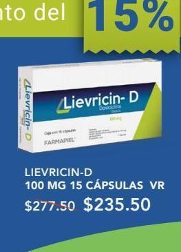 Farmacia San Pablo Lievricin - d cap 100mg caj c/15 oferta