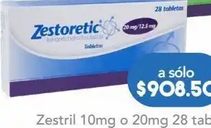 Zestoretic tab 20mg caj c/28