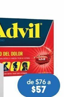 Farmacia San Pablo Advil cap 400mg caj c/10 oferta
