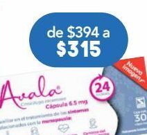Farmacia San Pablo Avala cap 6.5mg caj c/30 oferta