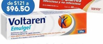 Farmacia San Pablo Voltaren emulgel gel 1.16% tub c/50gr oferta