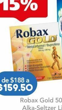 Farmacia San Pablo Robax gold tab 500/200mg caj c/24 oferta