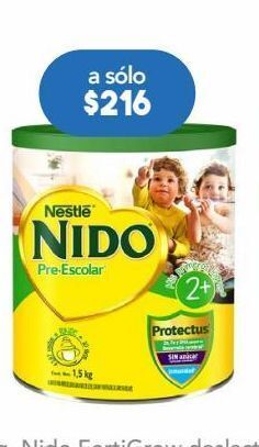 Farmacia San Pablo Nido prescolar leche en polvo 2+ c/1.5kg oferta