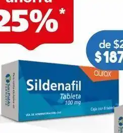 Farmacia San Pablo Sildenafil tab 100mg c/8pzs genvita oferta