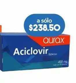 Farmacia San Pablo Aciclovir tab 400mg c/35 genvita oferta