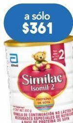 Farmacia San Pablo Similac isomil et2 1-3 años lat c/850gr oferta