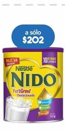 Farmacia San Pablo Nido fortigrow deslactosada c/1.6kg oferta
