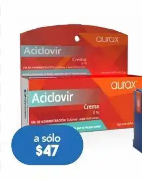 Farmacia San Pablo Aciclovir cre 5g c/1 vitafast oferta