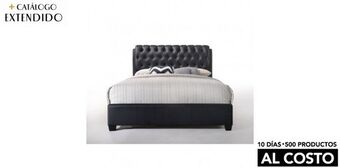 Casa de las Lomas Cama eastern medida americana ireland iii madera negro oferta