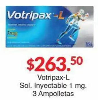 Votripax-L Sol. Inyectable 1mg 3 ampolletas