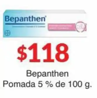 Farmacias Zapotlan Bepanthen Pomada 5% de 100g oferta