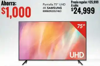 City Club Samsung UHD 4K TV 75" oferta
