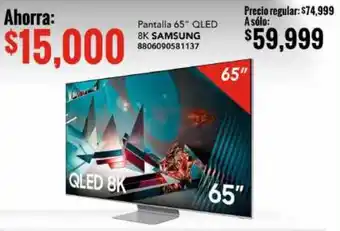 City Club Samsung QLED 8K TV 65" oferta