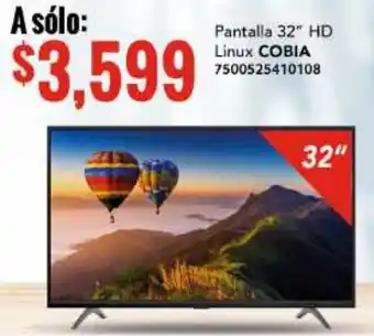 City Club Cobia HD Linux TV 32" oferta