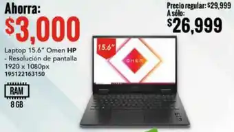 City Club HP Laptop Omen 15.6" oferta