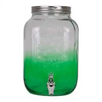 Dispensador de vidrio de agua 8 l con base de color