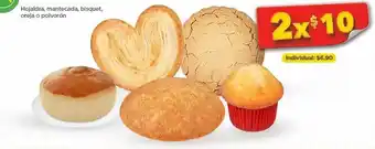 Hojaldra, mantecada, bisquet, oreja o polvorón